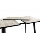 Стол ВВР Миллер бискайская сосна/черный №3, Пластик 120-160/80